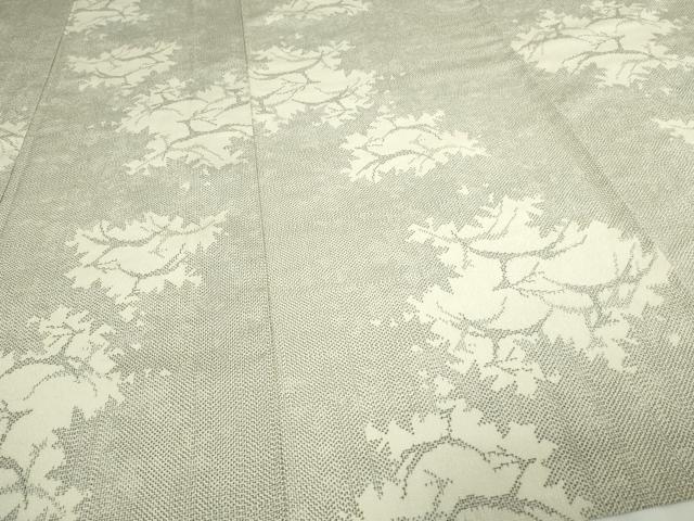 平和屋着物▽本塩沢 単衣 抽象文様 正絹 逸品 DAAW9171sf