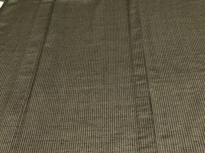 平和屋着物▽上質な紬 単衣 片身替わり 間道 正絹 逸品 DAAV9995sf