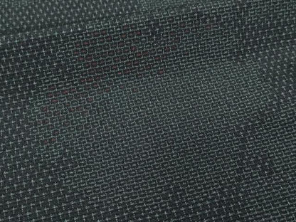 平和屋着物▽本塩沢 単衣 雪輪重ね文 正絹 逸品 DAAW9169sf