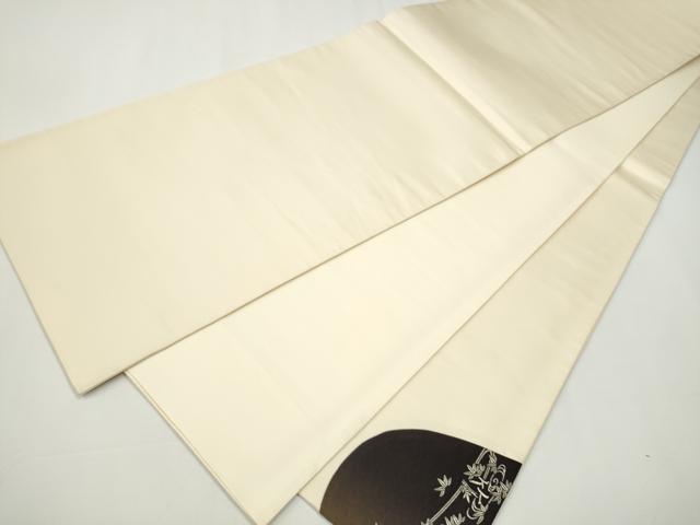 平和屋着物●太鼓柄袋帯　切嵌　桃　流水舞桜文　金彩　正絹　逸品　CAAX7312hy