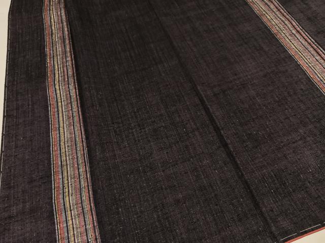 平和屋着物●上質な紬 間道 やまと誂製 正絹 逸品 未使用 AABA3783ph