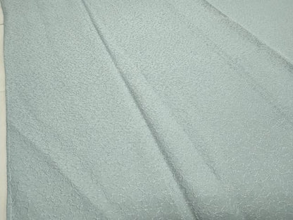 平和屋着物●上質な色無地 吉祥地紋 青磁鼠色 正絹 逸品 未使用 CAAX5721gh