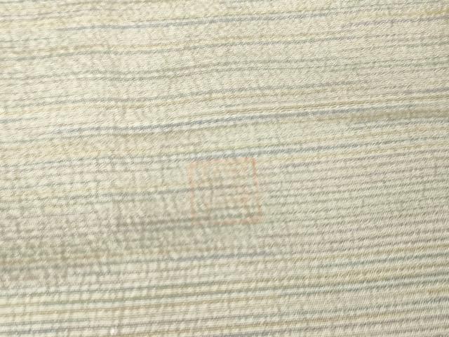 平和屋着物▽本塩沢　やまだ織　訪問着　染色作家　桐村博　単衣　霞文　正絹　逸品　DAAV5720az