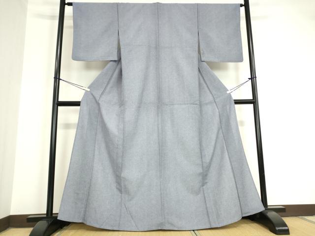平和屋着物▽江戸小紋 単衣 鮫小紋柄 洗える着物 DAAV5708az