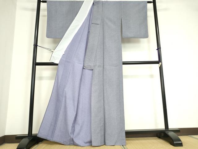 平和屋着物▽江戸小紋 単衣 鮫小紋柄 洗える着物 DAAV5708az