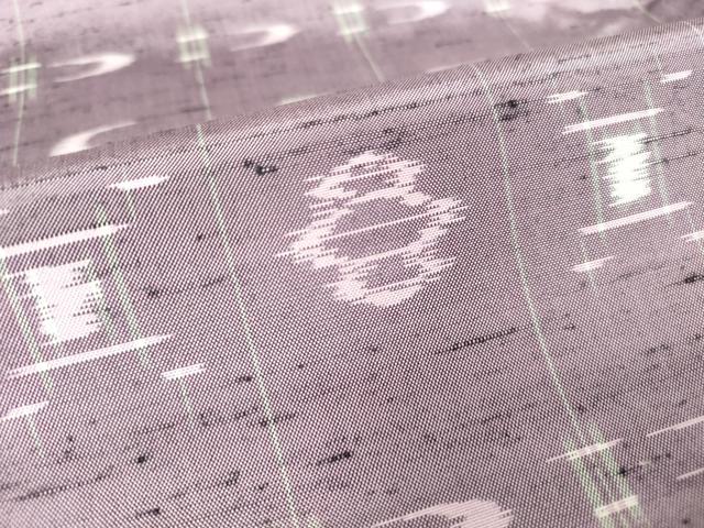 平和屋着物▽琉球絣紬 単衣 絣文 正絹 逸品 DAAV5744az