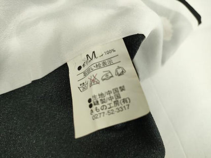 平和屋着物▽小紋 単衣 花毬文 黒地 洗える着物 DAAV5732az