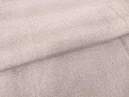 平和屋着物▽手織結城紬　単衣　梅鼠色　証紙付き　正絹　逸品　未使用　DAAV5775az
