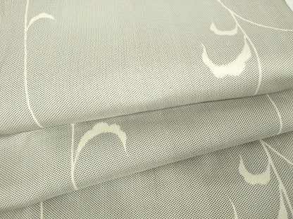 平和屋着物▽上質な紬　単衣　蔦の葉文　正絹　逸品　DAAV5677az