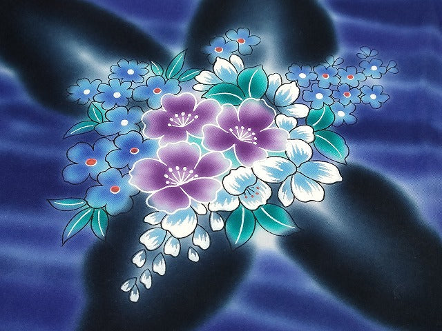 平和屋本店■浴衣 まとめて 45点 菊 花柄 紫陽花 百合 ラメ Luxjewel しじら織 など 着用可能多数 未使用品あり ppp2570