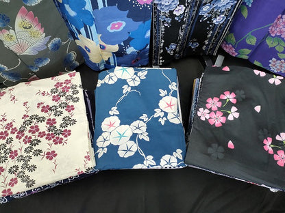 平和屋本店■浴衣 まとめて 45点 蝶 花柄 紫陽花 朝顔 など 着用可能多数 未使用品あり ppp2572