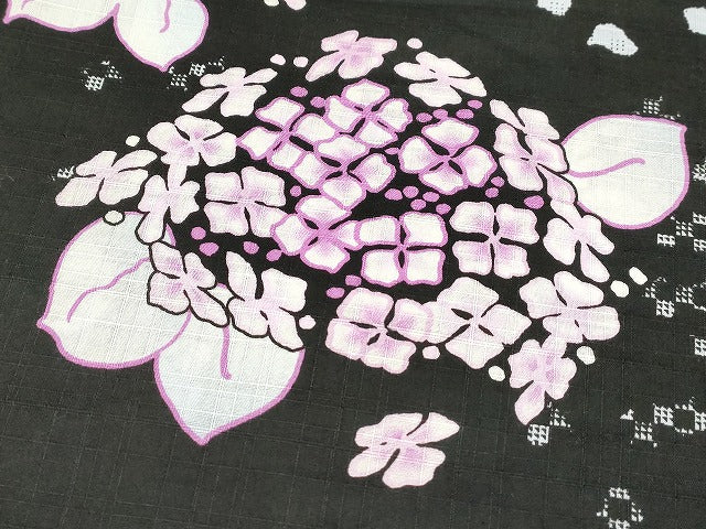 平和屋本店■浴衣 まとめて 45点 菊 花柄 紫陽花 百合 ラメ Luxjewel しじら織 など 着用可能多数 未使用品あり ppp2570
