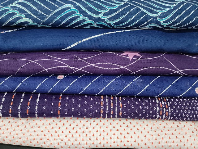 平和屋本店■夏物 小紋 絽 紗 洗える着物 まとめて20点 鶴 蝶 花柄 手描き 着用可能多数 se3625