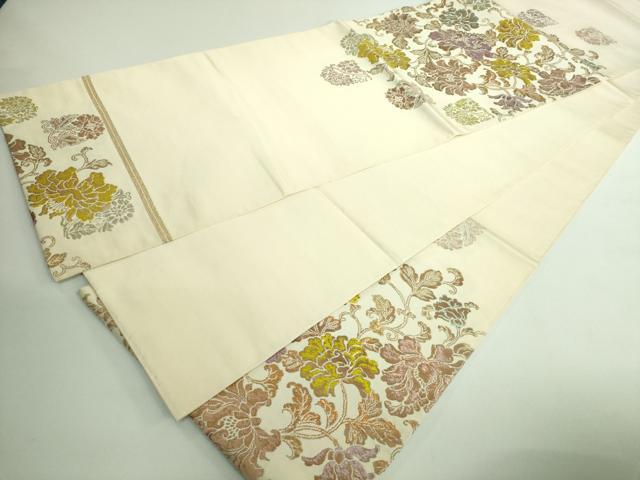 平和屋本店■最高級　龍村平蔵製　太鼓柄　本袋帯　兎煌印金錦　金銀糸　逸品　DZAA9505kh5