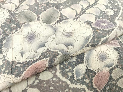 平和屋着物●訪問着　作家物　辻が花　絞り　暈し染め　正絹　逸品　AABA5209ph