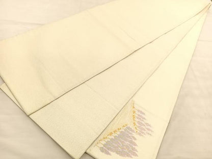 平和屋着物◎太鼓柄袋帯 綴れ 樹林文 金銀糸 正絹 逸品 BAAV1549hv