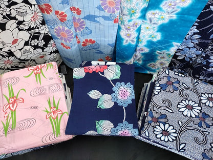平和屋本店■浴衣 まとめて 45点 花柄 山本寛斎 kansai など 着用可能多数 未使用品あり ppp2591