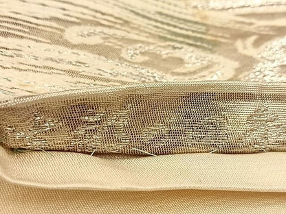 平和屋着物◎六通柄袋帯 唐織 錦引箔 古都の四季 金銀糸 正絹 逸品 BAAU8628yc