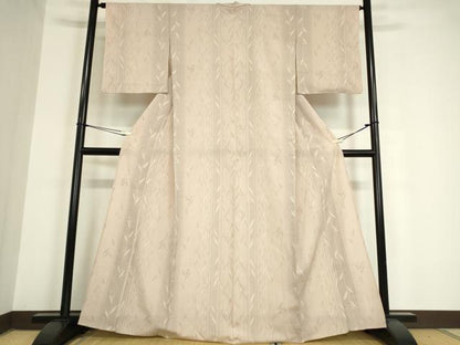 平和屋着物▽本塩沢 単衣 南天文 正絹 逸品 DAAV5840az