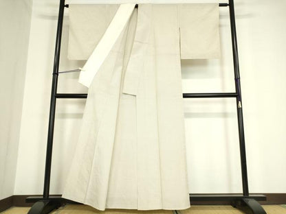 平和屋着物▽本塩沢 単衣 蚊絣文 正絹 逸品 DAAV5844az