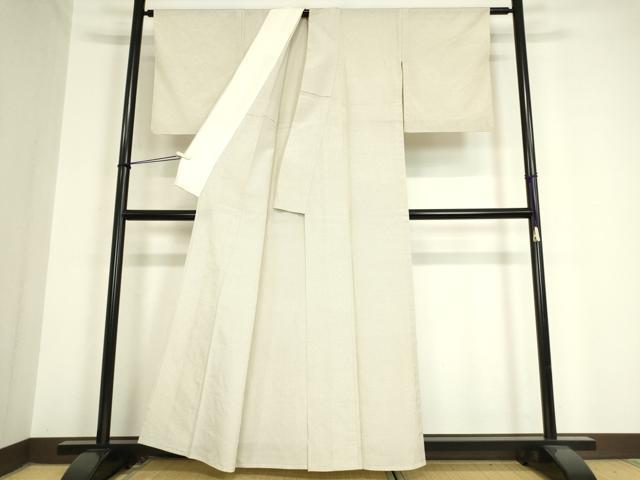 平和屋着物▽本塩沢 単衣 蚊絣文 正絹 逸品 DAAV5844az