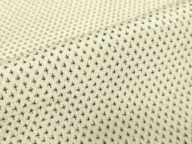 平和屋着物▽本塩沢 単衣 蚊絣文 正絹 逸品 DAAV5844az