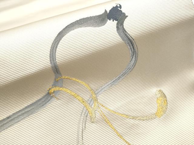 平和屋着物●太鼓柄袋帯　六瓢息災　金糸　正絹　逸品　CAAX7572hy