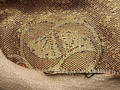 平和屋着物◎六通柄袋帯　浜松文　金銀糸　正絹　逸品　BAAU8841yc