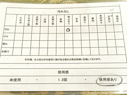 平和屋着物◎六通柄袋帯　古城風景文　金銀糸　正絹　逸品　BAAU8885yc