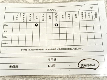 平和屋着物◎六通柄袋帯　唐織　菱天井花文　銀糸　正絹　逸品　BAAU9071yc