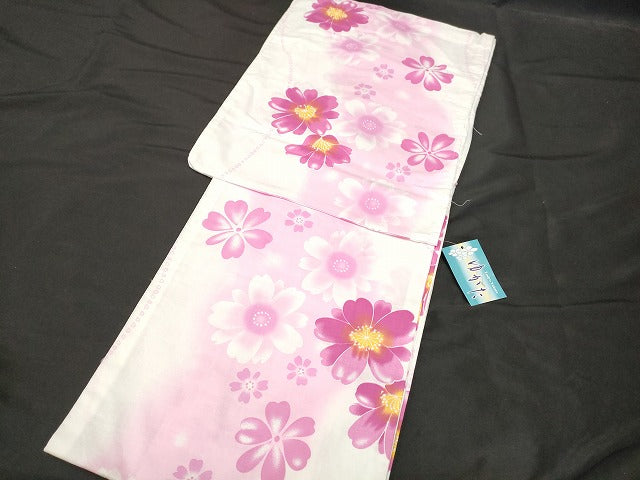 平和屋本店■浴衣 まとめて 3点 蝶 蜻蛉 花柄 ラメ など 着用可能多数 未使用品あり ppp2666 km