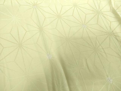 平和屋着物●上質な長襦袢 無双仕立て 半衿刺繍 麻の葉地紋 正絹 逸品 DAAX4318ps