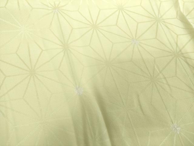 平和屋着物●上質な長襦袢 無双仕立て 半衿刺繍 麻の葉地紋 正絹 逸品 DAAX4318ps