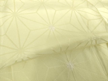 平和屋着物●上質な長襦袢 無双仕立て 半衿刺繍 麻の葉地紋 正絹 逸品 DAAX4318ps