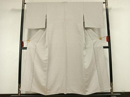 平和屋着物▽上質な小紋 単衣 花尽くし 正絹 逸品 AABA7679fy