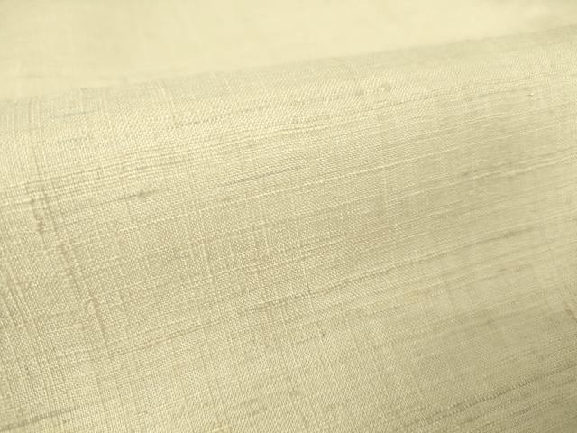 平和屋着物▽生紬 単衣 練色 正絹 逸品 DAAV5966az