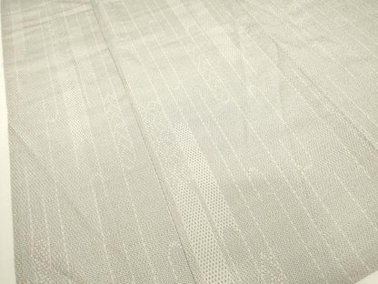 平和屋着物▽本塩沢 単衣 間道 110亀甲 鈴乃屋扱い 正絹 逸品 DAAX3054az