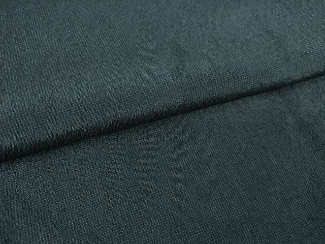 平和屋着物▽男性 お召 単衣 アンサンブル 紺色 正絹 逸品 DAAX3098az