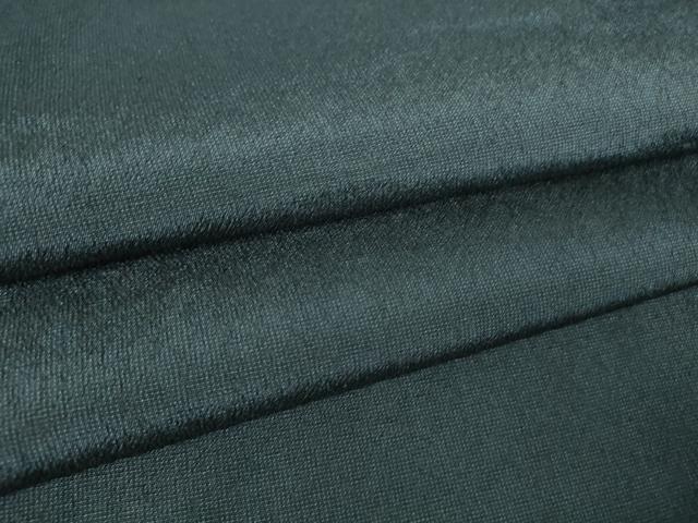 平和屋着物▽男性 お召 単衣 アンサンブル 紺色 正絹 逸品 DAAX3098az