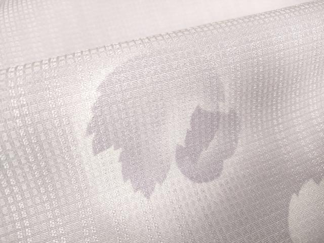 平和屋着物▽上質な小紋　単衣　舞葉文　暈し染め　正絹　逸品　DAAX3131az