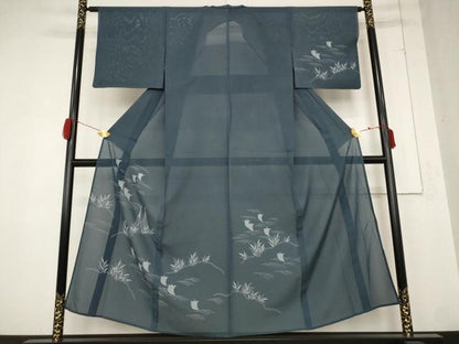 平和屋着物＊夏物 訪問着 絽 風景文 鈴乃屋扱い 正絹 逸品 AABB0579st