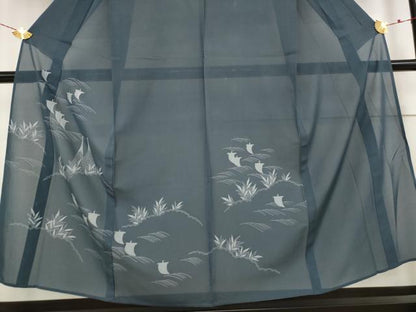 平和屋着物＊夏物 訪問着 絽 風景文 鈴乃屋扱い 正絹 逸品 AABB0579st