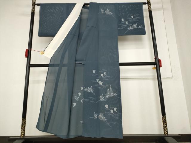 平和屋着物＊夏物 訪問着 絽 風景文 鈴乃屋扱い 正絹 逸品 AABB0579st