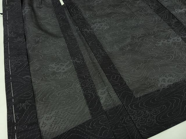 平和屋着物▽羽織 スリーシーズン 春夏秋 塵除け 流水風景文 正絹 逸品 AABB2473jh