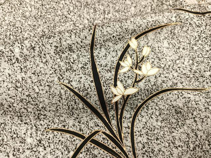 平和屋着物●訪問着 草花文 金彩 正絹 逸品 AABB2924ph