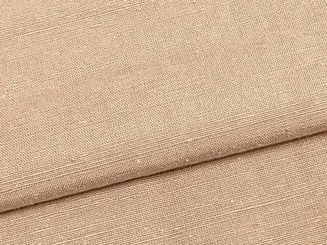 平和屋着物▽上質な紬 単衣 色無地 一斤染色 正絹 逸品 AABB2071fy