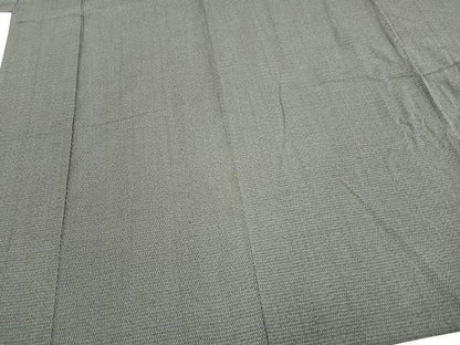 平和屋着物▽男性 お召 単衣 亀甲柄 正絹 逸品 未使用 AABB2062fy