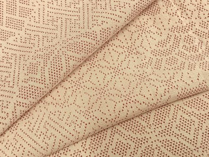 平和屋着物▽上質な紬 単衣 切嵌文 正絹 逸品 AABB2058fy