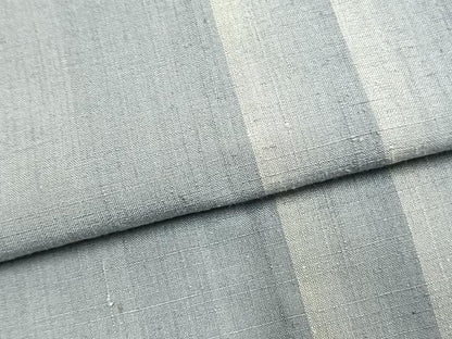 平和屋着物▽上質な紬　単衣　間道　正絹　逸品　AABB2089fy