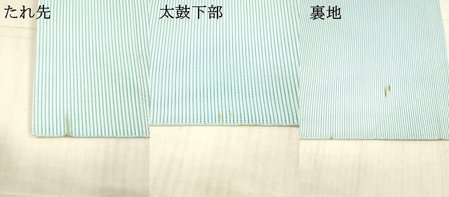 平和屋着物＊夏物 絽綴れ 八寸名古屋帯 草花文 銀糸 正絹 逸品 DAAX5549cm